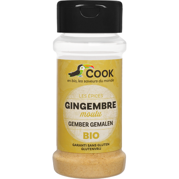 Cook épices -- EOL Gingembre en poudre bio (origine Madagascar) - 30 g